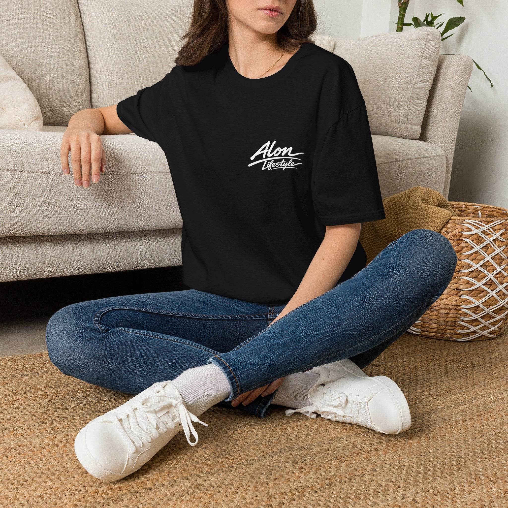 T-Shirt — 'Alon Lifestyle' 2026 Edition Minimal Script Logo Tee