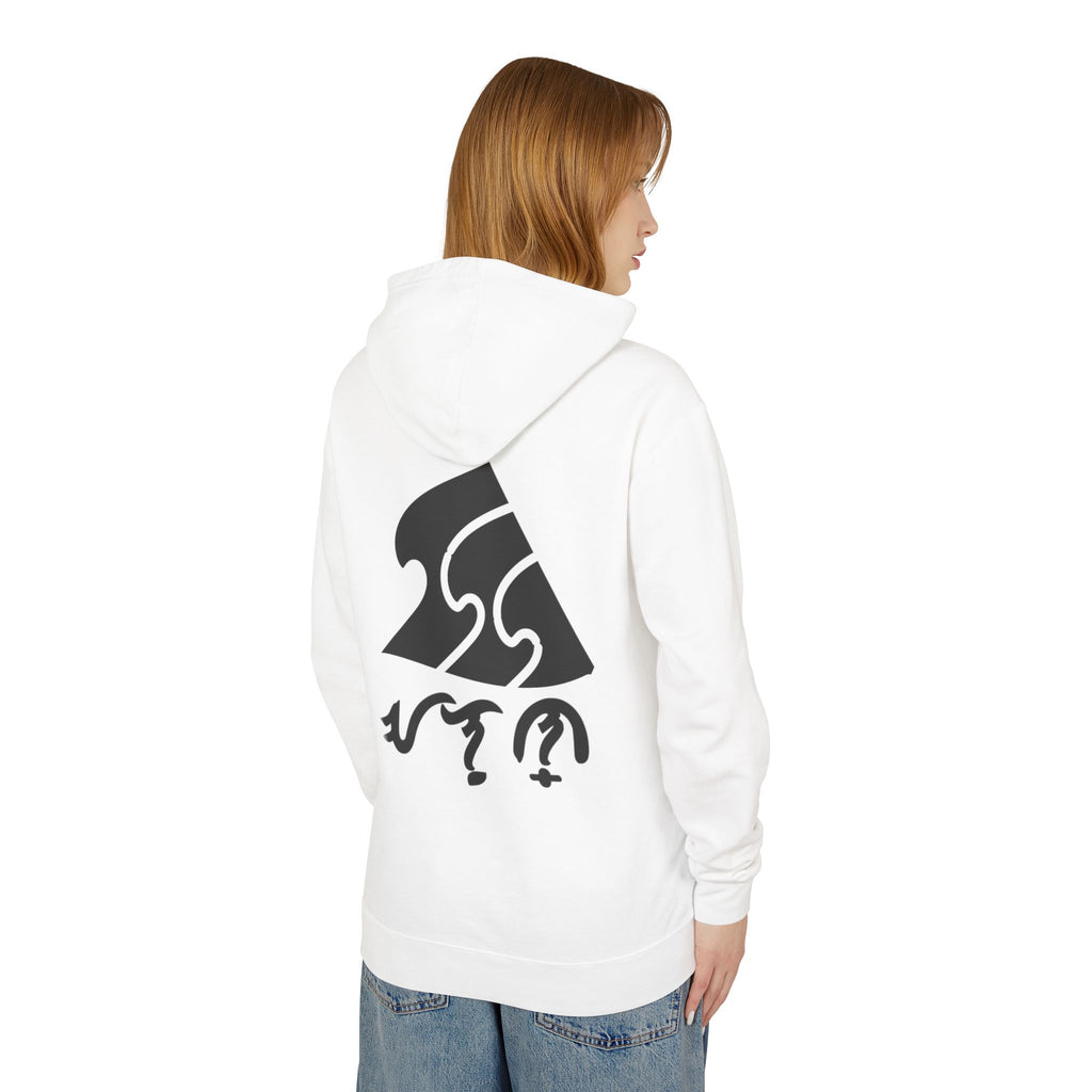 Alon Lifestyle Tribal Wave Surf Hoodie — Nautical Hawaiian-Inspired Graphic Sweatshirt